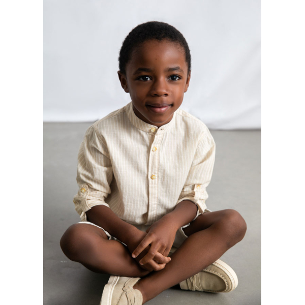 Σετ βερμουδα λινη suiting