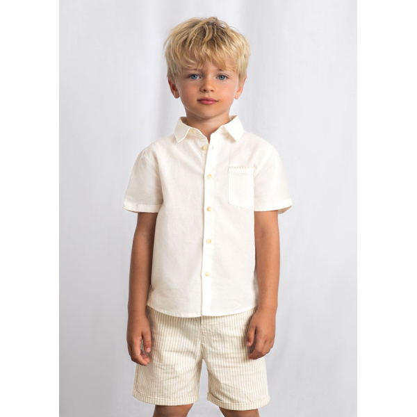 Σετ βερμουδα λινη suiting