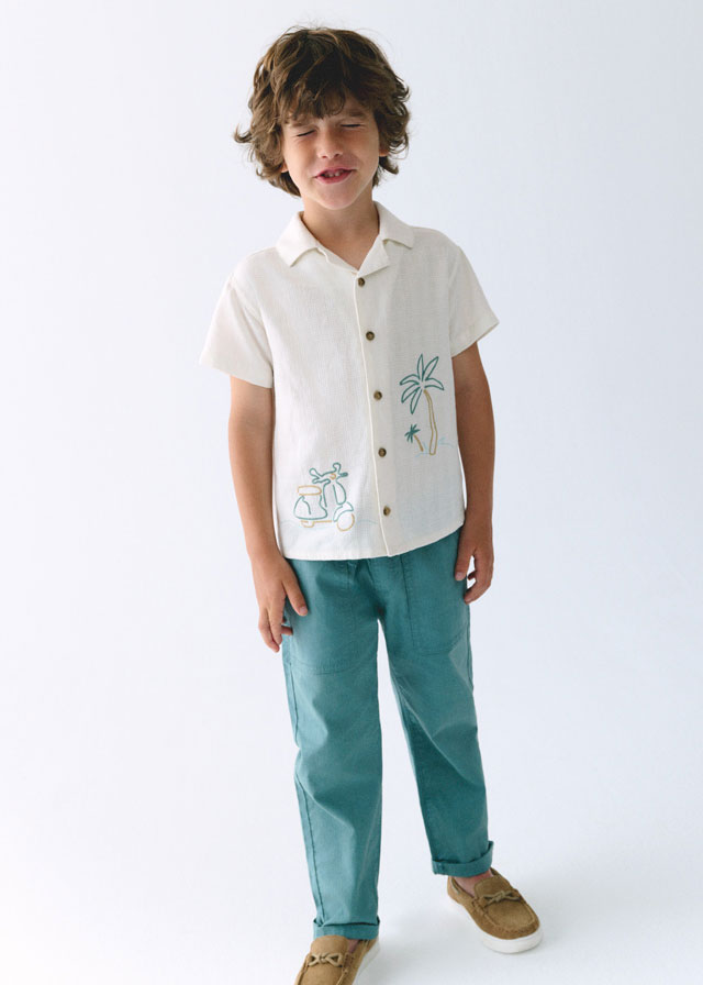 Παντελονι jogger λινο