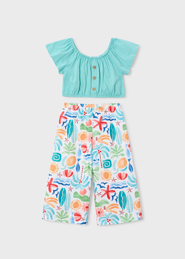 Σετ παντελονι μακρυ σταμπωτο