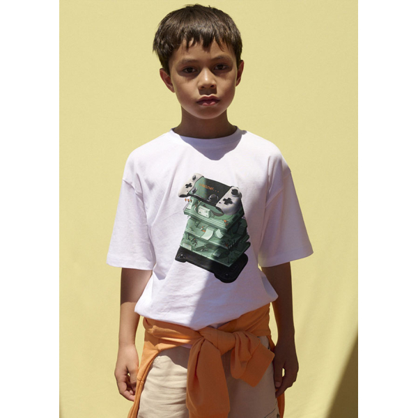 Μπλουζα κοντομανικη σταμπα