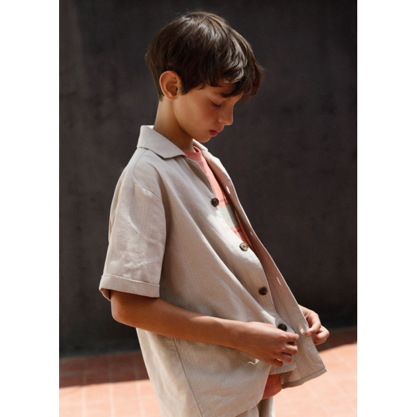 Πουκαμισο κοντομανικο γιακας