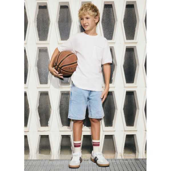 Βερμουδα soft denim 5τσεπη