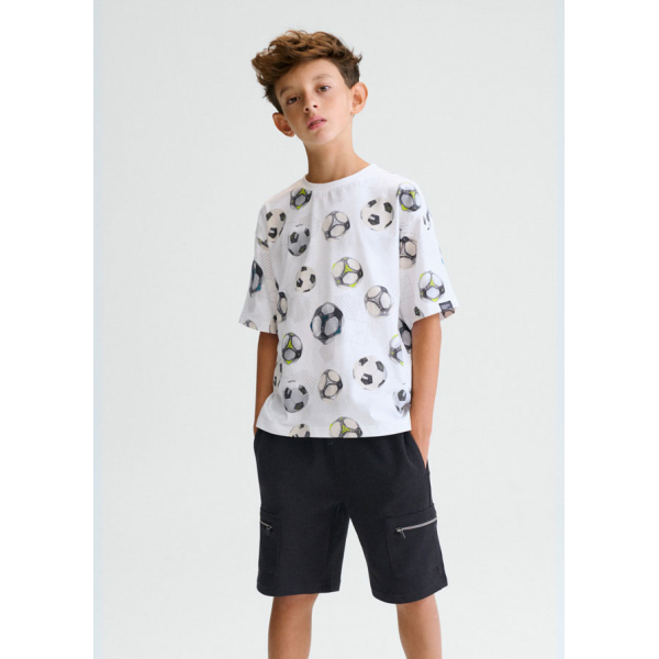 Βερμουδα interlock φερμουαρ