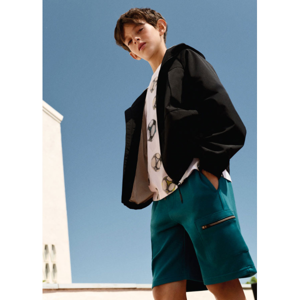 Βερμουδα interlock φερμουαρ