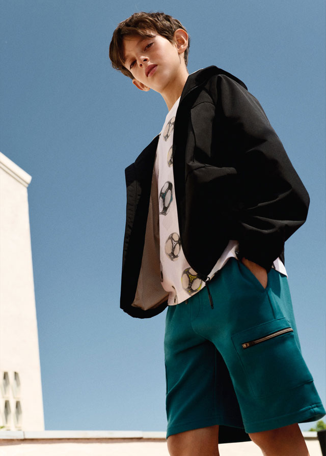 Βερμουδα interlock φερμουαρ