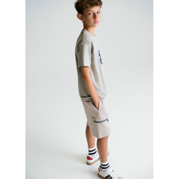 Βερμουδα interlock φερμουαρ