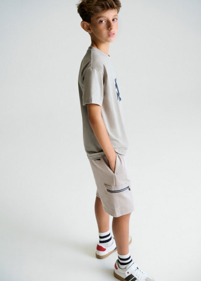 Βερμουδα interlock φερμουαρ