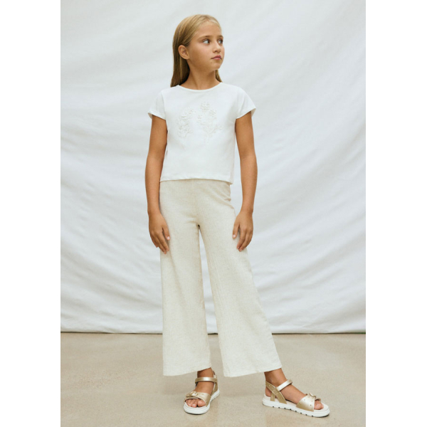 Παντελονι μακρυ απομιμηση λιν