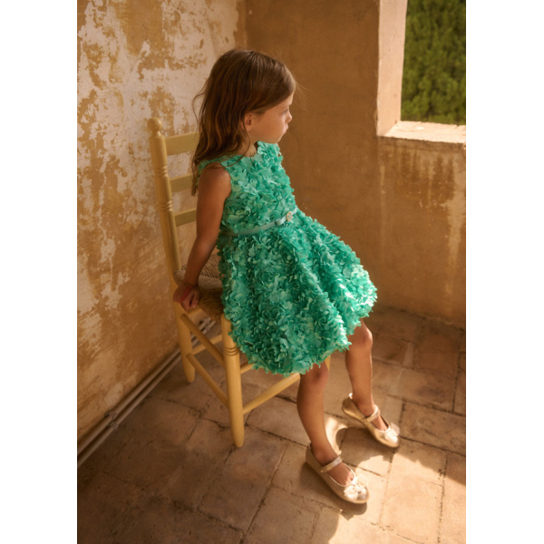 Φορεμα φουσκωτο λουλουδια 3d