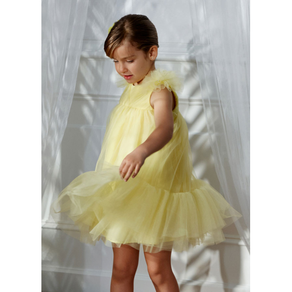 Φορεμα τουλι βολαν