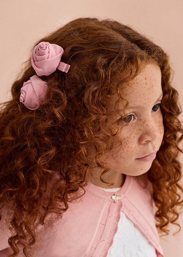 Σετ τσιμπιδακια λουλουδι γαζα