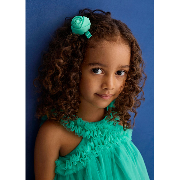 Σετ τσιμπιδακια λουλουδι γαζα