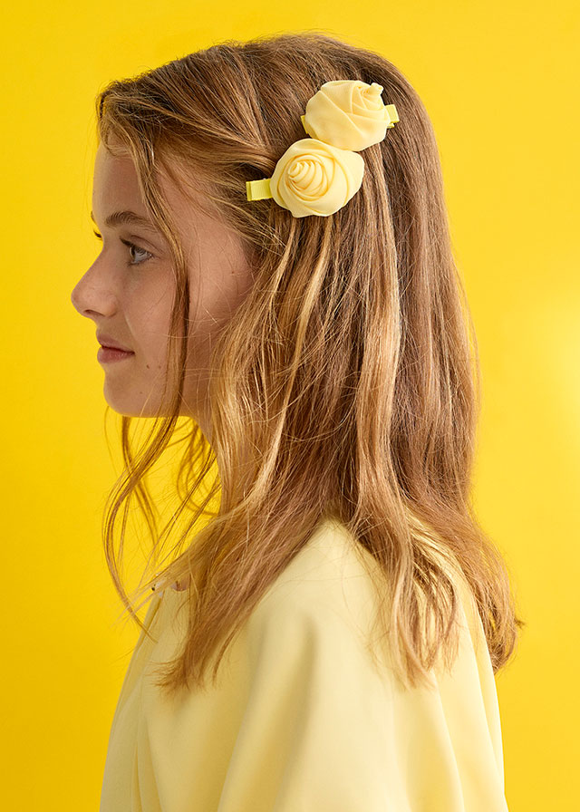 Σετ τσιμπιδακια λουλουδι γαζα