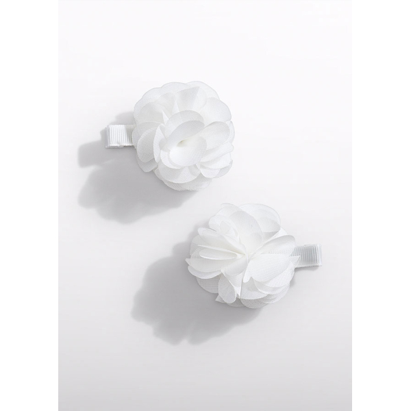 Σετ τσιμπιδακια λουλουδι γαζα