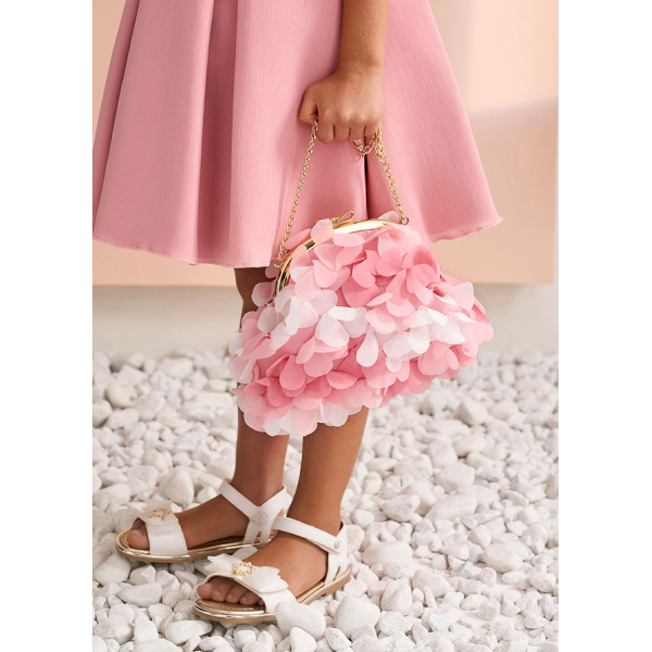 Τσαντα γαζα λουλουδια 3d