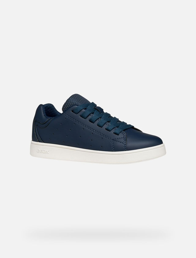 Geox Eclyper Παιδικά Sneakers Ανατομικά Navy Μπλε